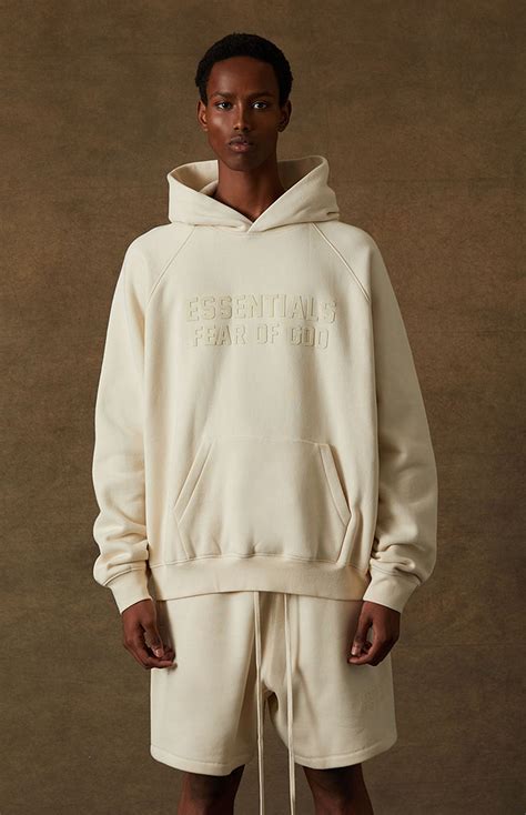 fear of god essentials hoodie oversized